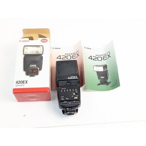 Canon‎ Speedlite 420EX E TTL Flash for EOS Cameras with Box